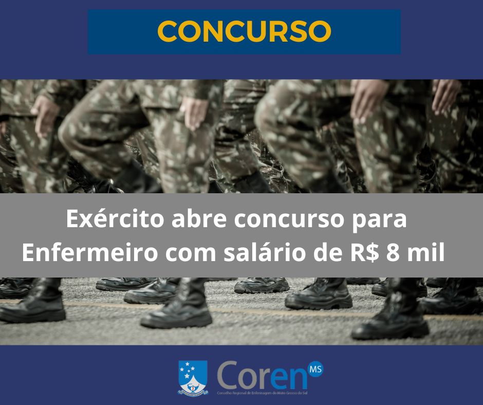 Sonha em passar no Concurso para Enfermeiro do Exército? Chegou a  oportunidade.