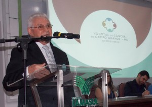 Presidente Diogo durante discurso na abertura do evento 