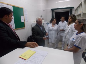 Visita na UPA do bairro São Luis
