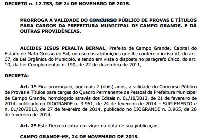 prorrogacao
