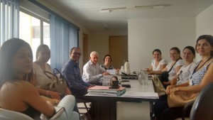 Diogo do Casal recebe comissão de enfermeiros do HU