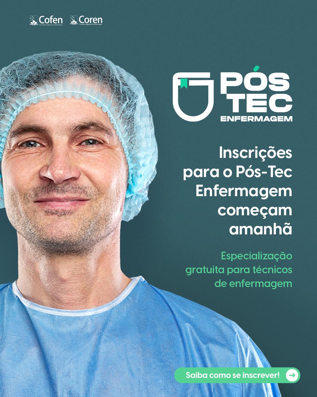 Aberta a inscrição dos cursos de pós-graduação em Técnico de Enfermagem ...